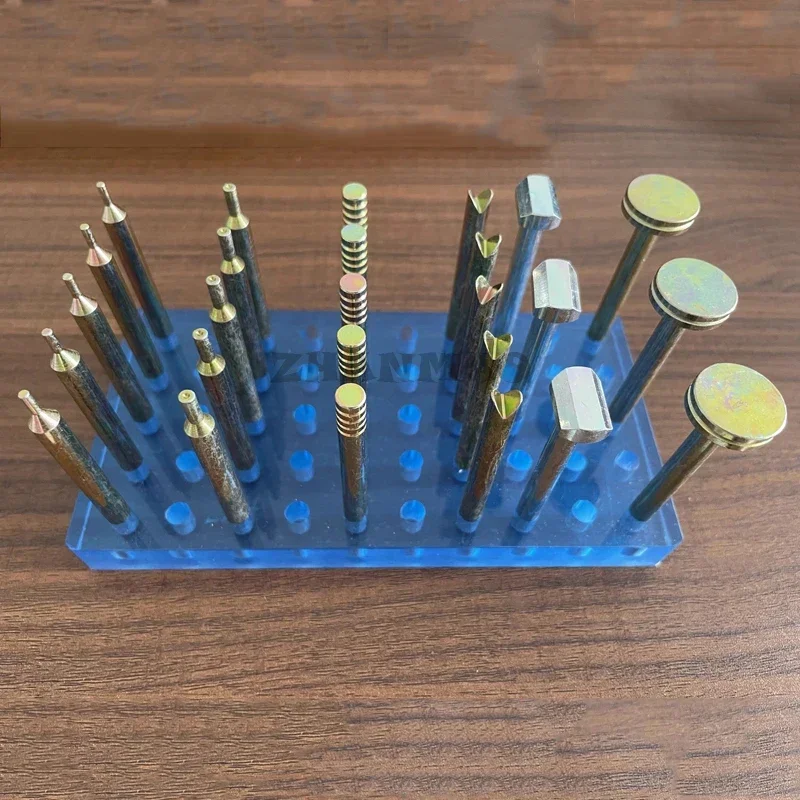 26pc High-precision Gemstone Measuring Rod Set, Gemstone Facet Grinding Tool