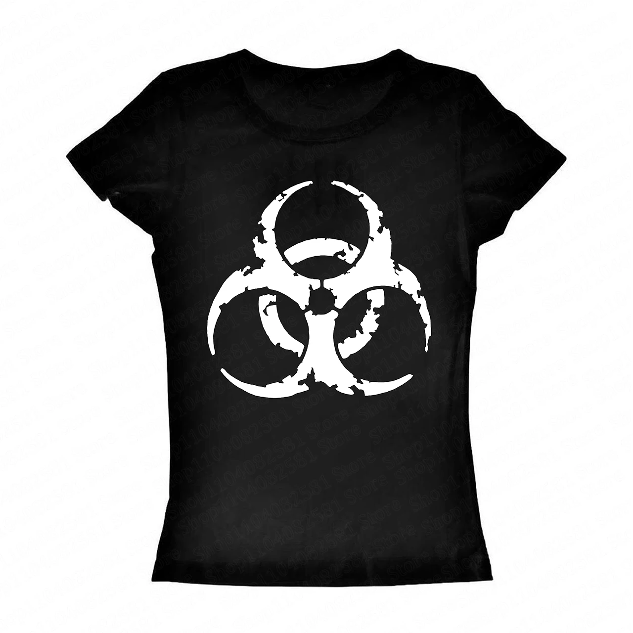 Y2k estilo feminino bonito geométrico impresso camiseta estilo casual fino ajuste retro sexy lixo estilo rock bebê streetwear 2000s topo