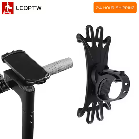Universal Phone Holder For Max G30 for Xiaomi M365 Pro Electric Scooter Mobile Phone Mount Silicone Bicycle Band Bike GPS Clip
