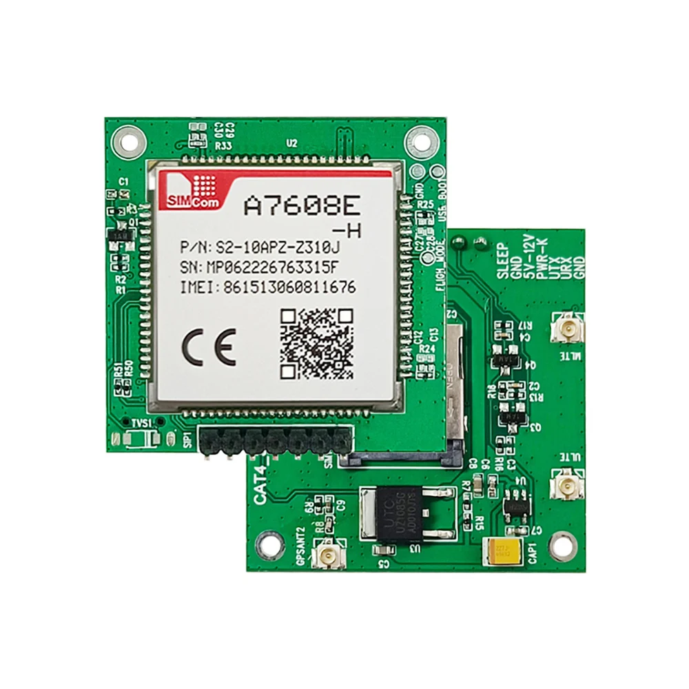 SIMCOM A7608E-H LTE Cat4 Módulo GSM GPRS Placa De Desenvolvimento Sem Fio Módulo Com A7602E-H