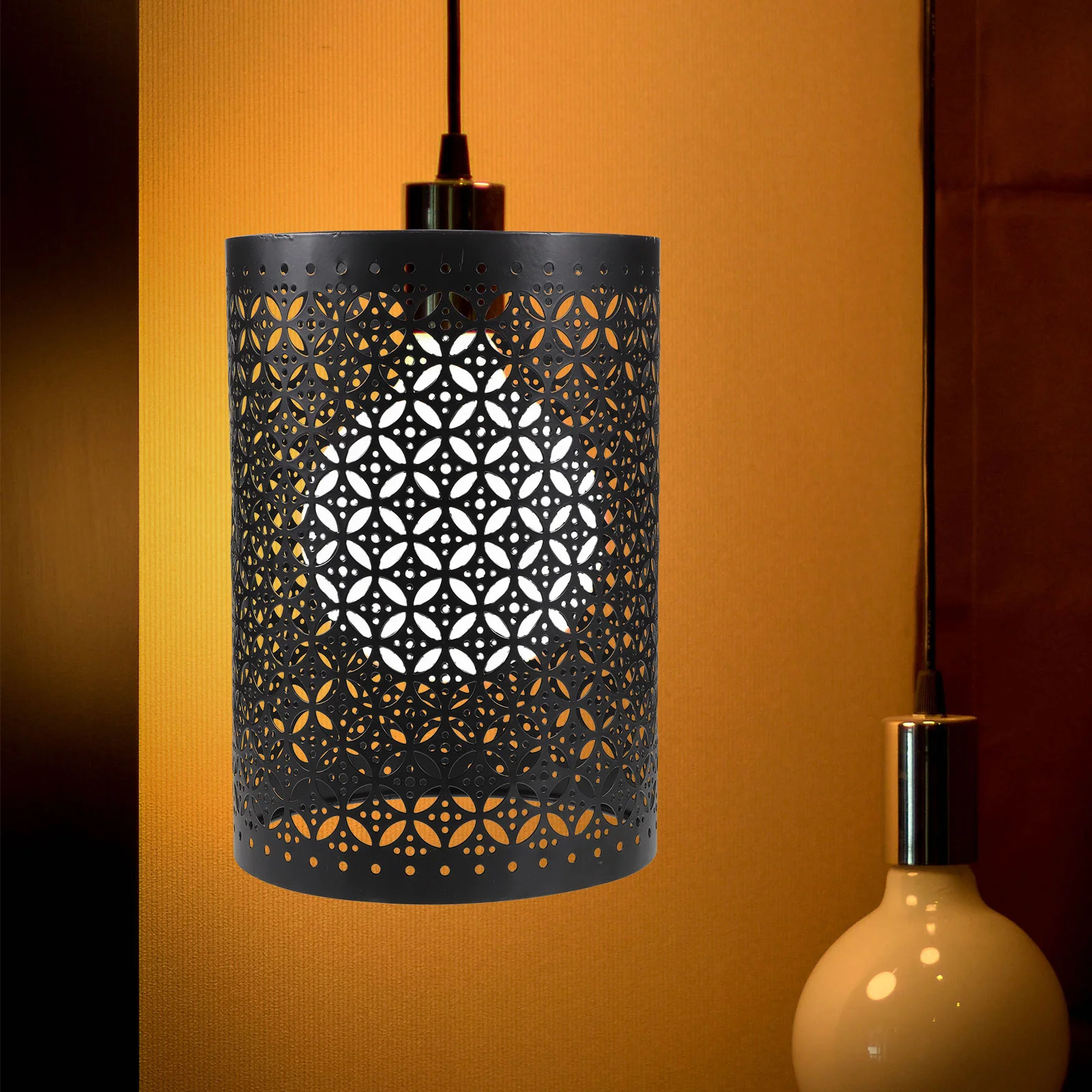 

Wrought Iron Hollow Lampshade Lampshades for Table Wall Large Modern Decorative Metal