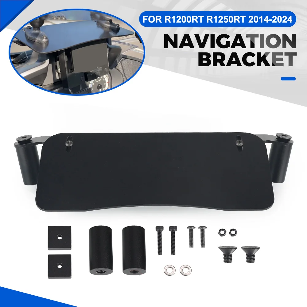 For BMW R1200RT R1250RT R 1200 RT 2014-2024 Motorcycle Shelf GPS Plate Navigation Bracket Electronic Equipment Platform parts