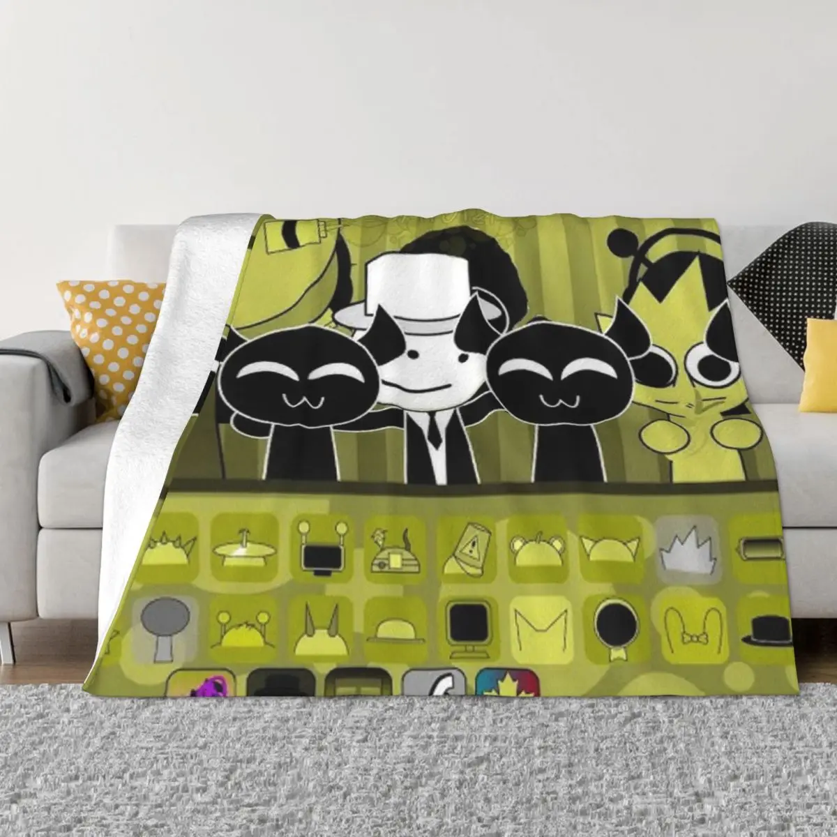 

Incredibox Game 001007, одеяло для спальни, одеяло, зимние одеяла, тонкое ватное одеяло, пледы