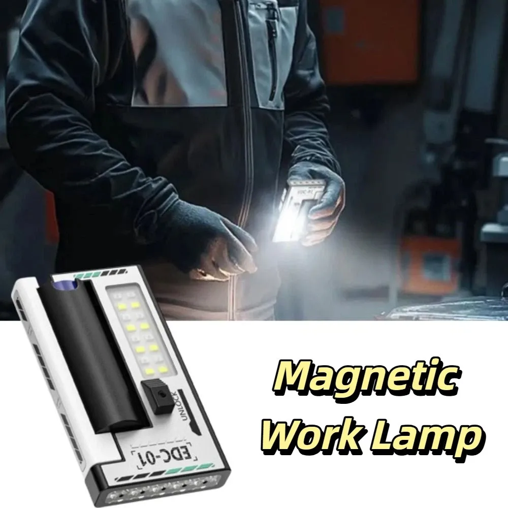 

Фонарь с двойным источником света 5LED+COB, ультраяркий, портативный, 1200 мАч, 1200 люмен, высокая яркость, рабочий фонарь