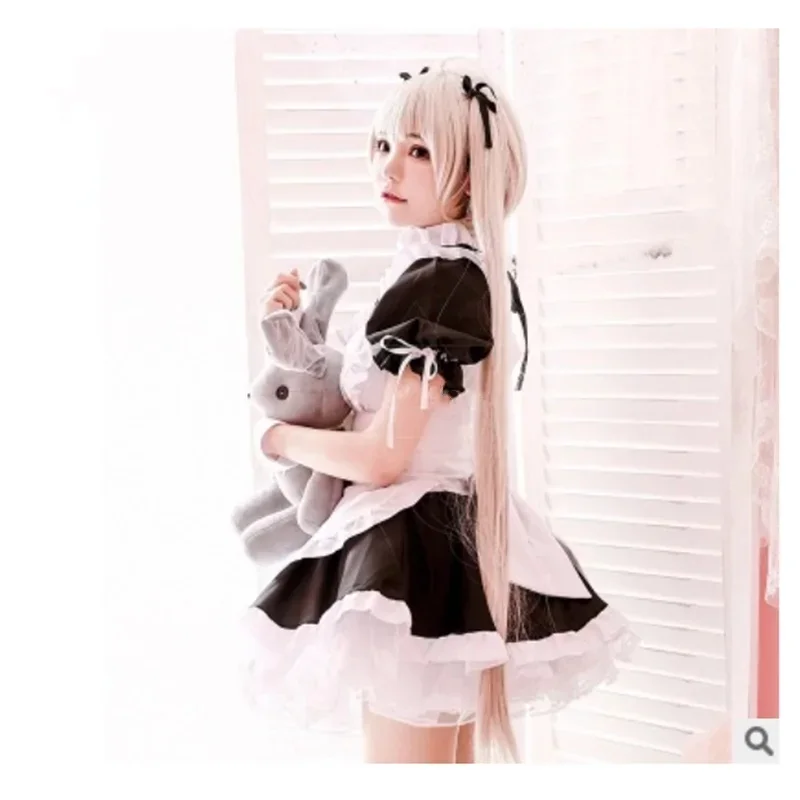 2026 Crossdresser Sissy Maid Dress Anime Yosuga No Kasugano Sora Cosplay Costume Women Men Kawaii Clothes For Hallowe TZT4I view 4