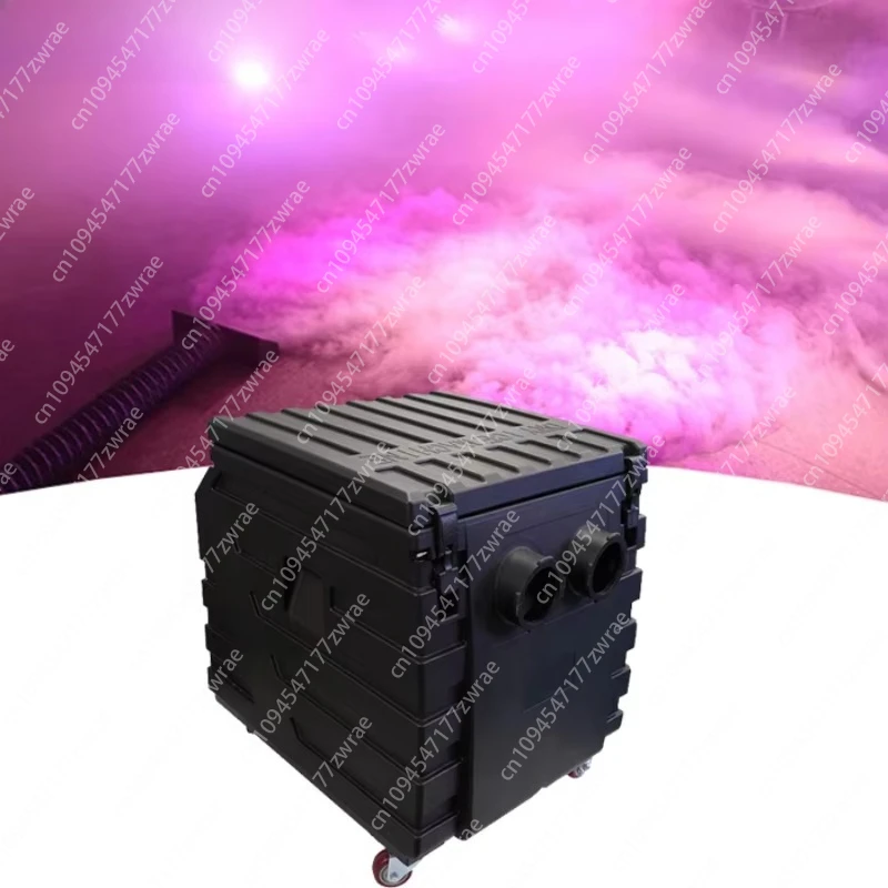 6000W Dry Ice Fog Machine DMX 512 Remote Control Low Smoke Machine Wedding Party Club