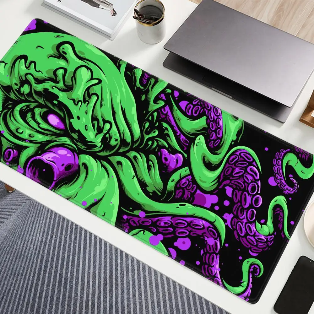 Gamer Muismatten Octopus Monster Grote Muismat Toetsenbord Mat Bureau Tapijt Pc HD Bureau Matten Bedrijf Thuis Muismat Voor Gift 90x40cm