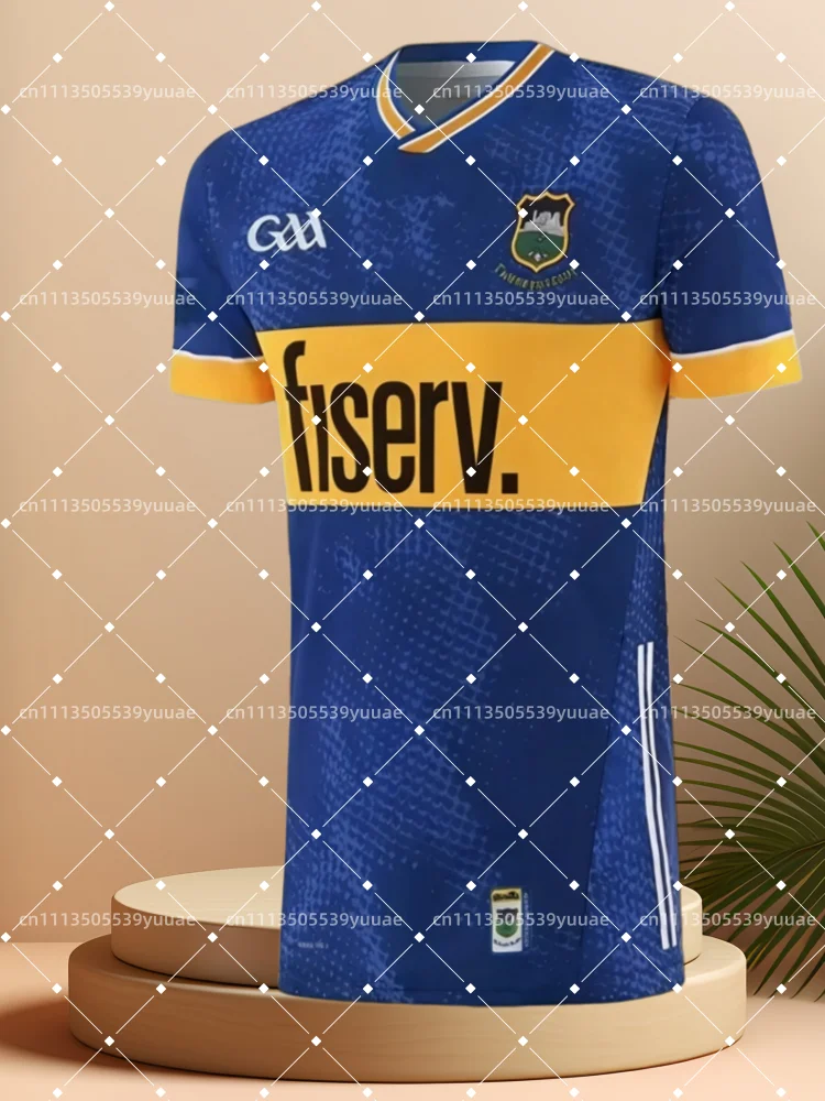 

2026 summer New hot Kilken GAA Home Jersey tShirt Mens Offaly GAA Home Jersey Rugby Jersey breathable soft beach surfing T-shirt