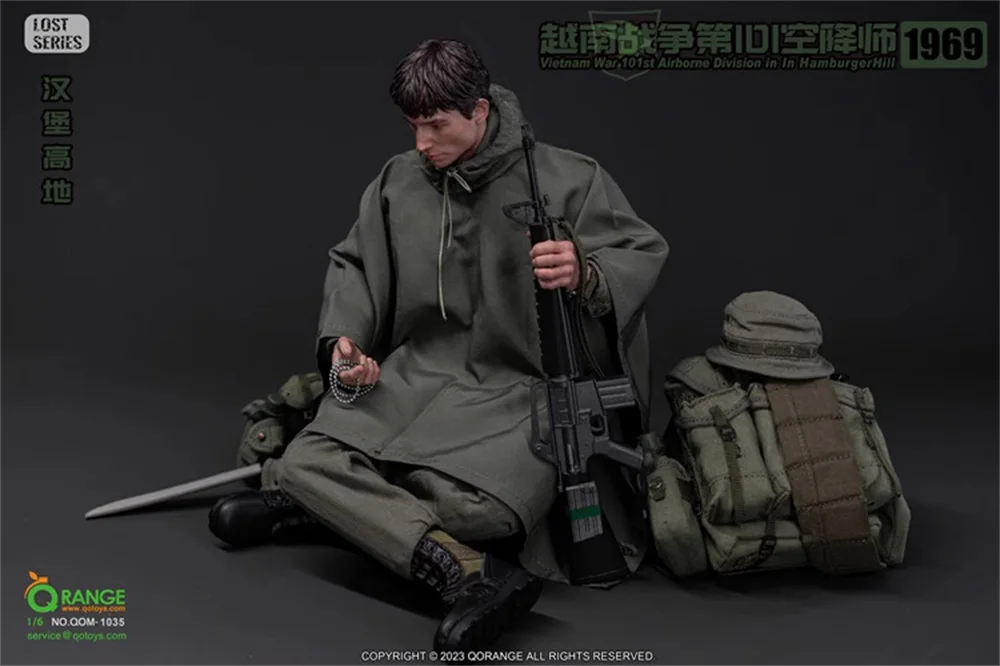 For Sale 1/6 QORANGE QOTOYS QOM-1035 US. Vietnam Series 101st Army Soldier Full Set Moveable Action Figure Gift For Collect