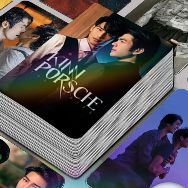 30/50PC No Repeat MileApo Bbbuild JeffSatur Poster Photo Thai TV Kin Porsche Drama Stills Double-sided Printing 3 Inch Card