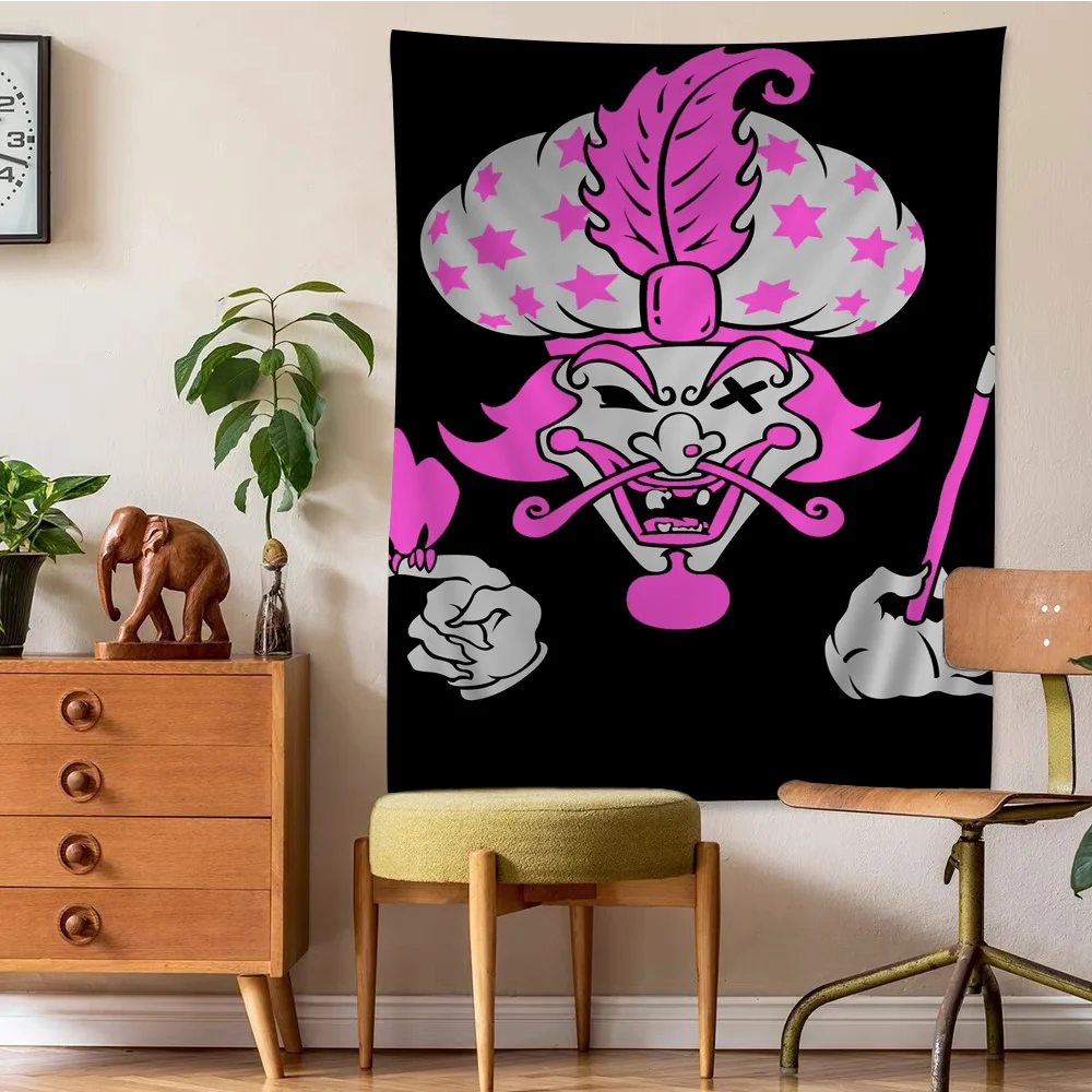 insane clown posse band Tapestry Anime Tapestry Hanging Tarot Hippie Wall Rugs Dorm Wall Hanging Sheets