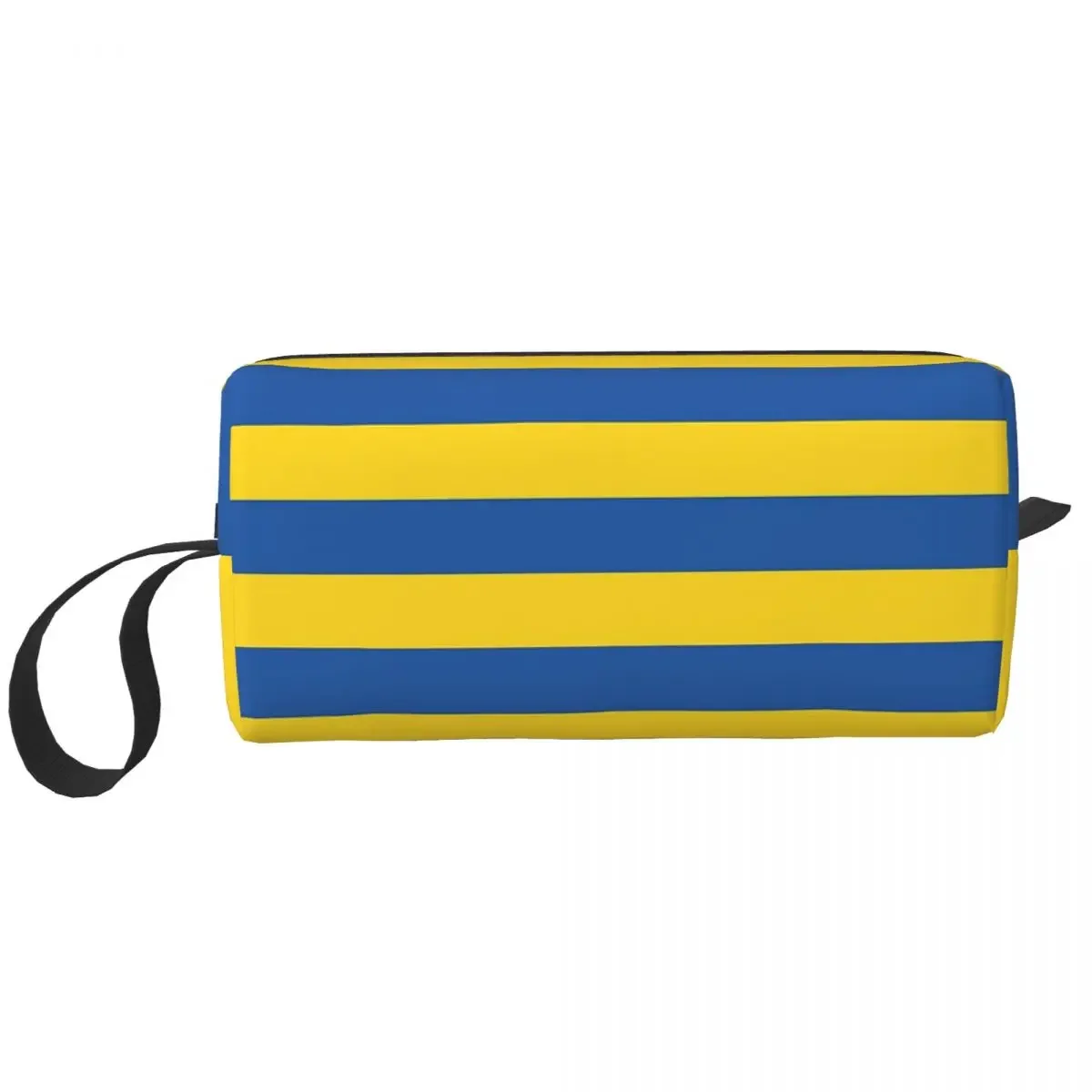 

Flag Of Ukraine Makeup Bag Cosmetic Organizer Storage Dopp Kit Toiletry Cosmetic Bag for Women Beauty Travel Pencil Case