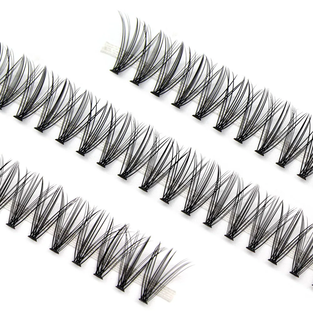 High Quality Natural Soft Artificial Cosmetic Eyelashes Personal False Eyelash Extensions Professional Clustered Mink Eyelashes