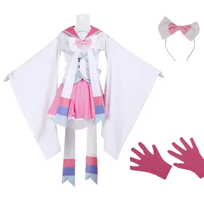 

Anime Princess Spirit Sylveon Cosplay Costume Dress Gloves Hair Accessories Party Costume Suit Halloween Carnival Party