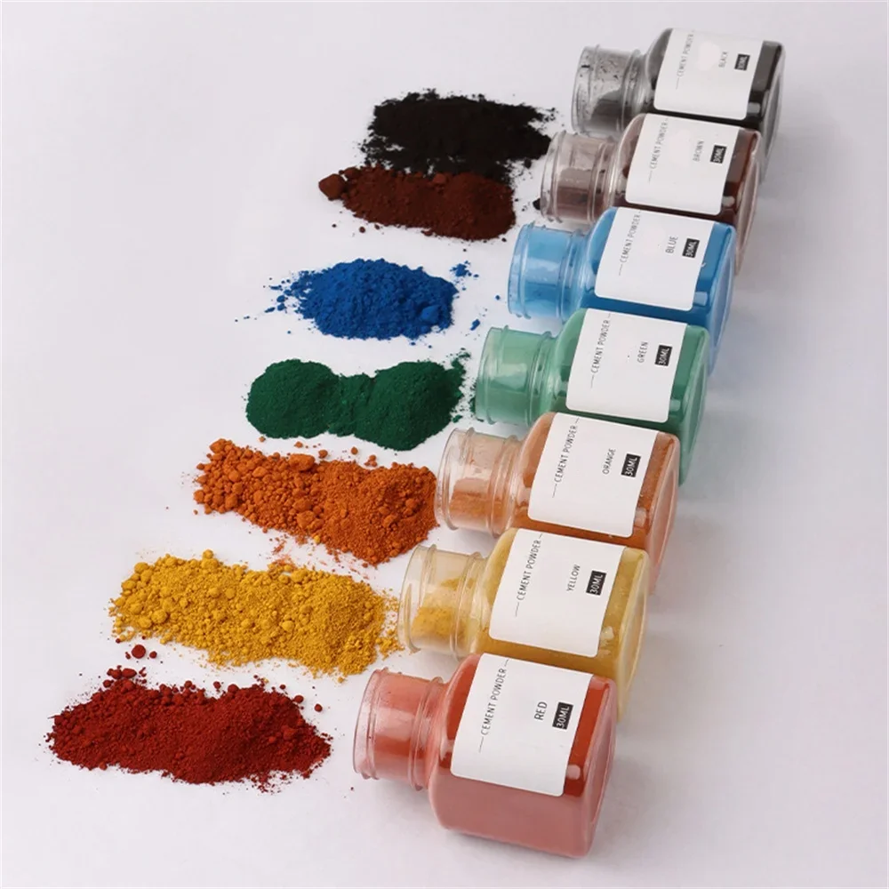 30ml/Jar Cement Powder Gypsum Plaster Pigment Coloring Dye DIY Handmade Concrete Cement Plaster Mold Jewelry Makeinig Tools