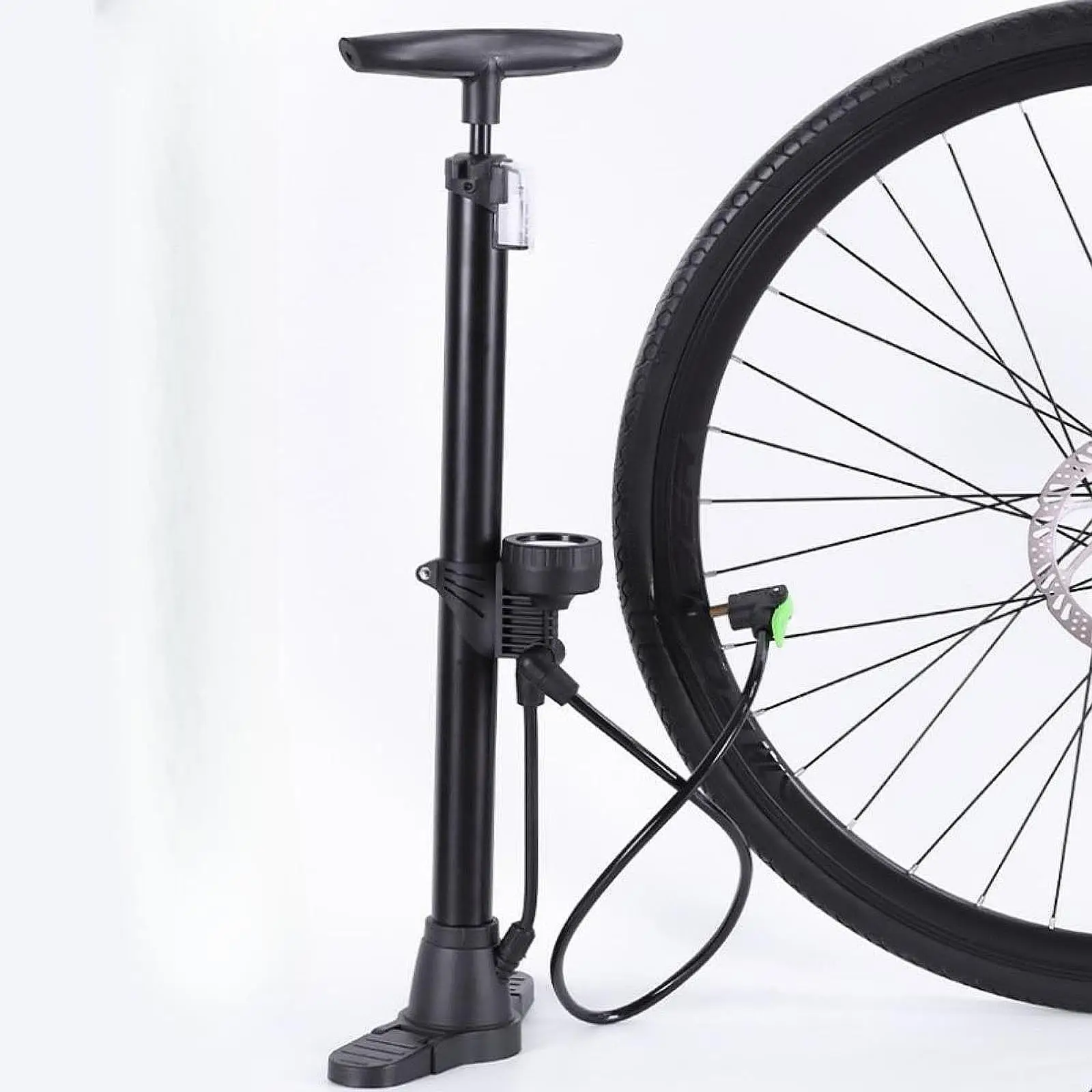 

Bike Floor Pump Fast Tire Inflation Bike Tire Pump for Balls Trip Motorcycle