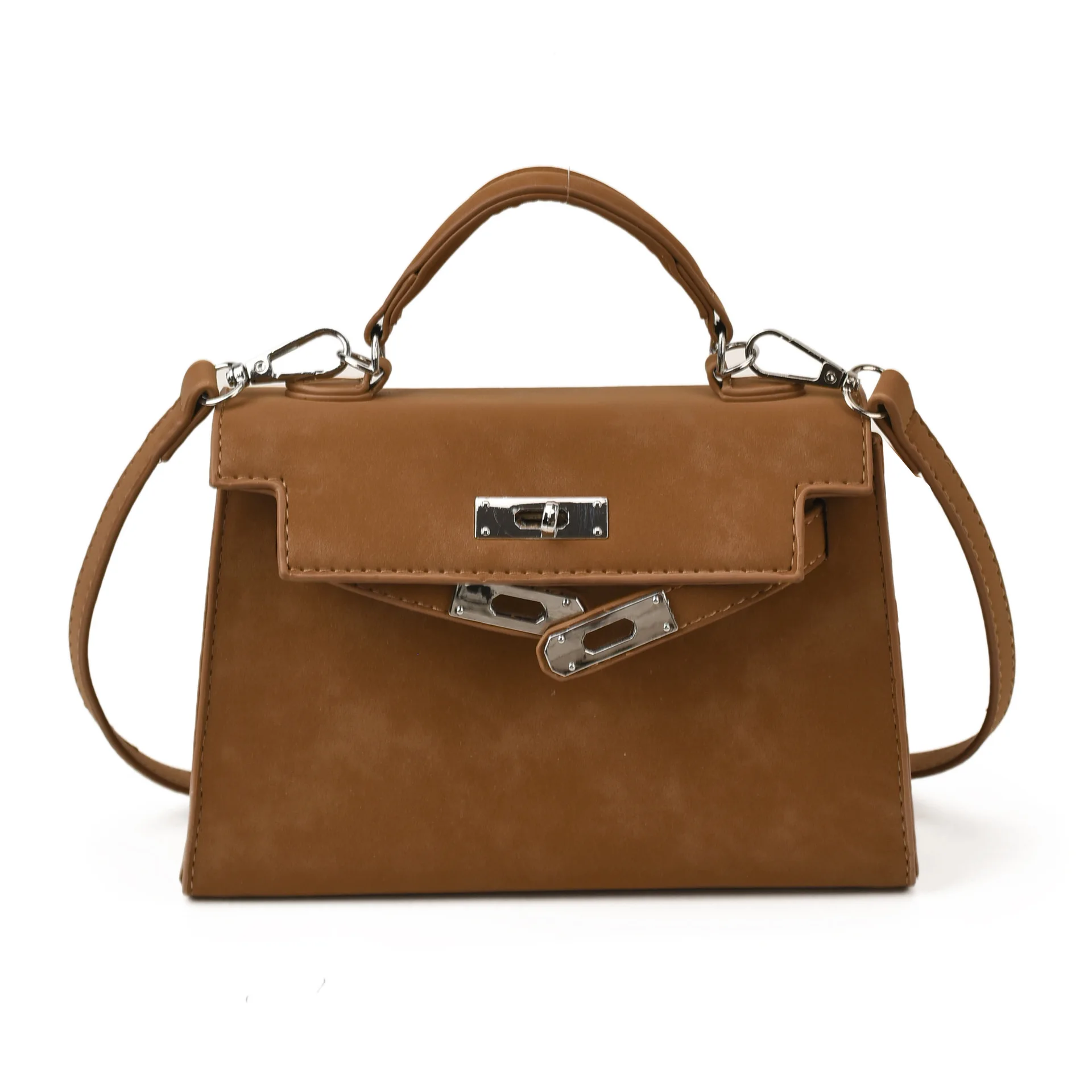 

‌ Новая корейская сумка Kelly 2025 года — женская сумка с замком большой емкости, регулируемый широкий ремешок, стильная сумка для путешествий и выходных ‌