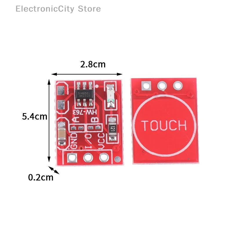 Lot of 10 TTP223 Single Channel Module equipped with Self-Locking / Momentary Capacitive Touch Key