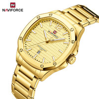 NAVIFORCE 2025 New Luxury Men Quartz Watches 30M Waterproof Automatic Date Watch Man Stainless Steel Sport Watch for Men Clock