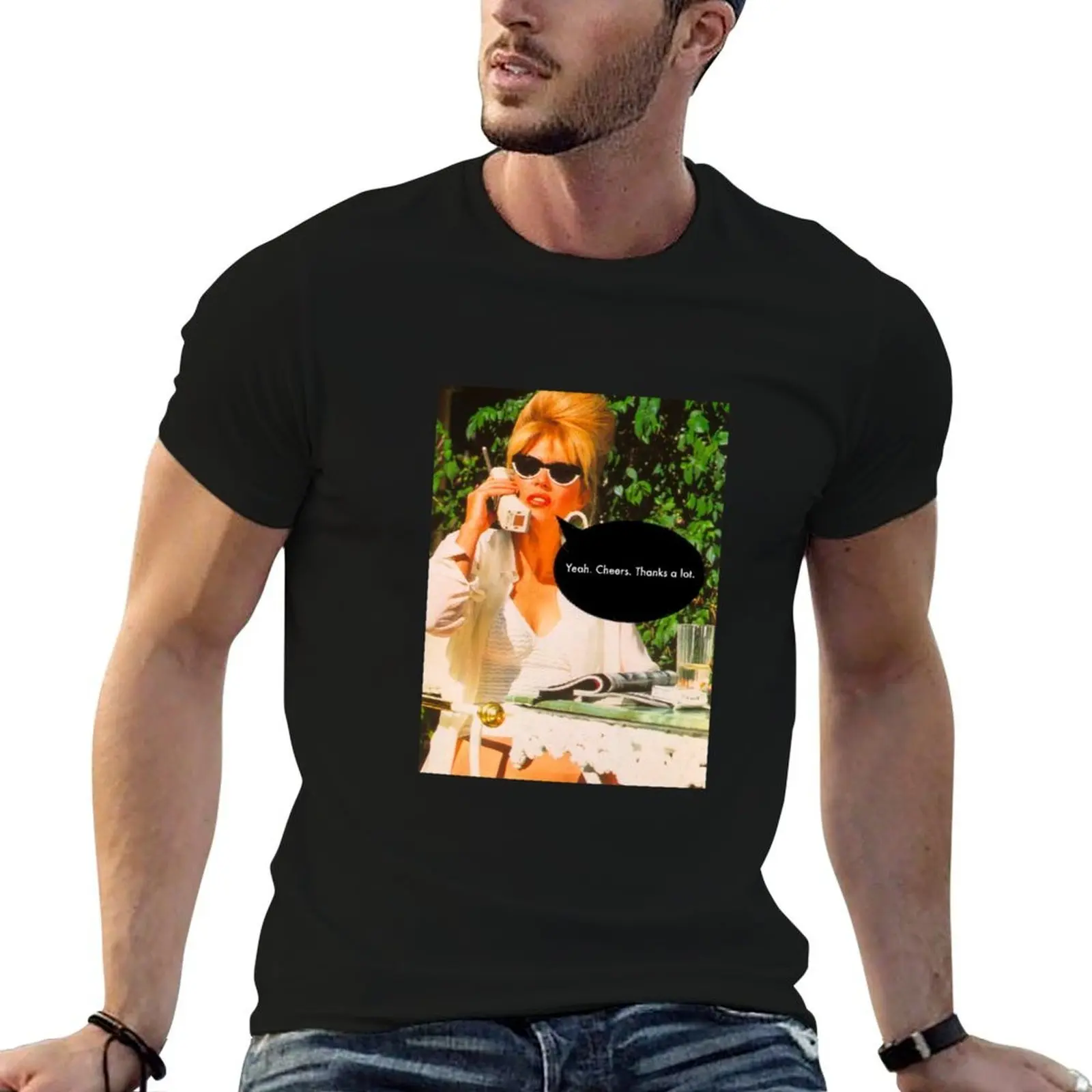 

Patsy Says Cheers T-Shirt man tshirt t shirts with prints T-Shirt