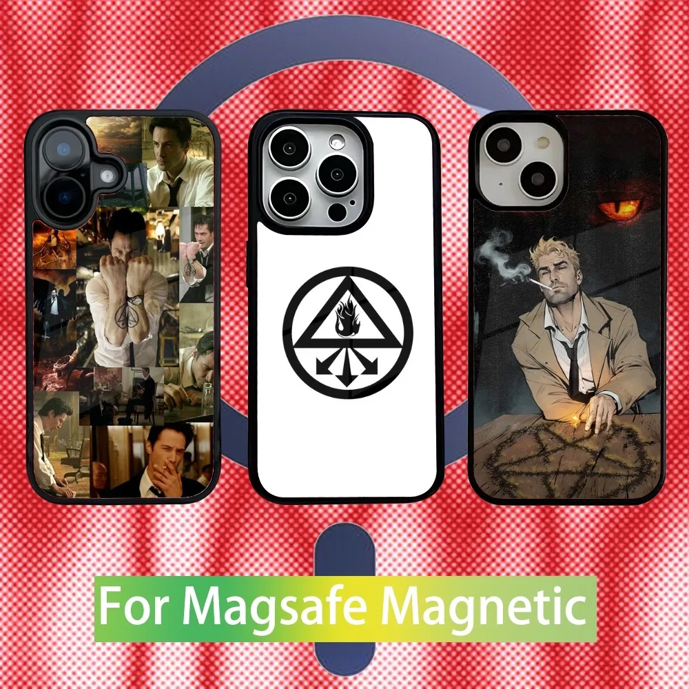 

C-Constantine Anime Movie Phone Case For iPhone 16,15,14,13,12,11,Pro,Max,Plus,Mini New Magsafe Magnetic Wireless Charging