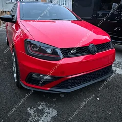 Gloss Eyelids for VW POLO MK5 6R 6C GTI TSI TDI MPI Cross Polo 2010-2017 Headlamp Eyebrow Trim BodyKits ABS Accessories Tuning