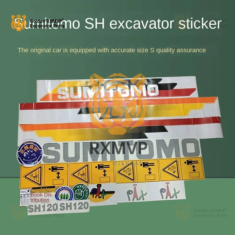 Excavator stickers Sumitomo sh60/120a1a2a3/200a3/24oa3/220a3 series full vehicle stickers