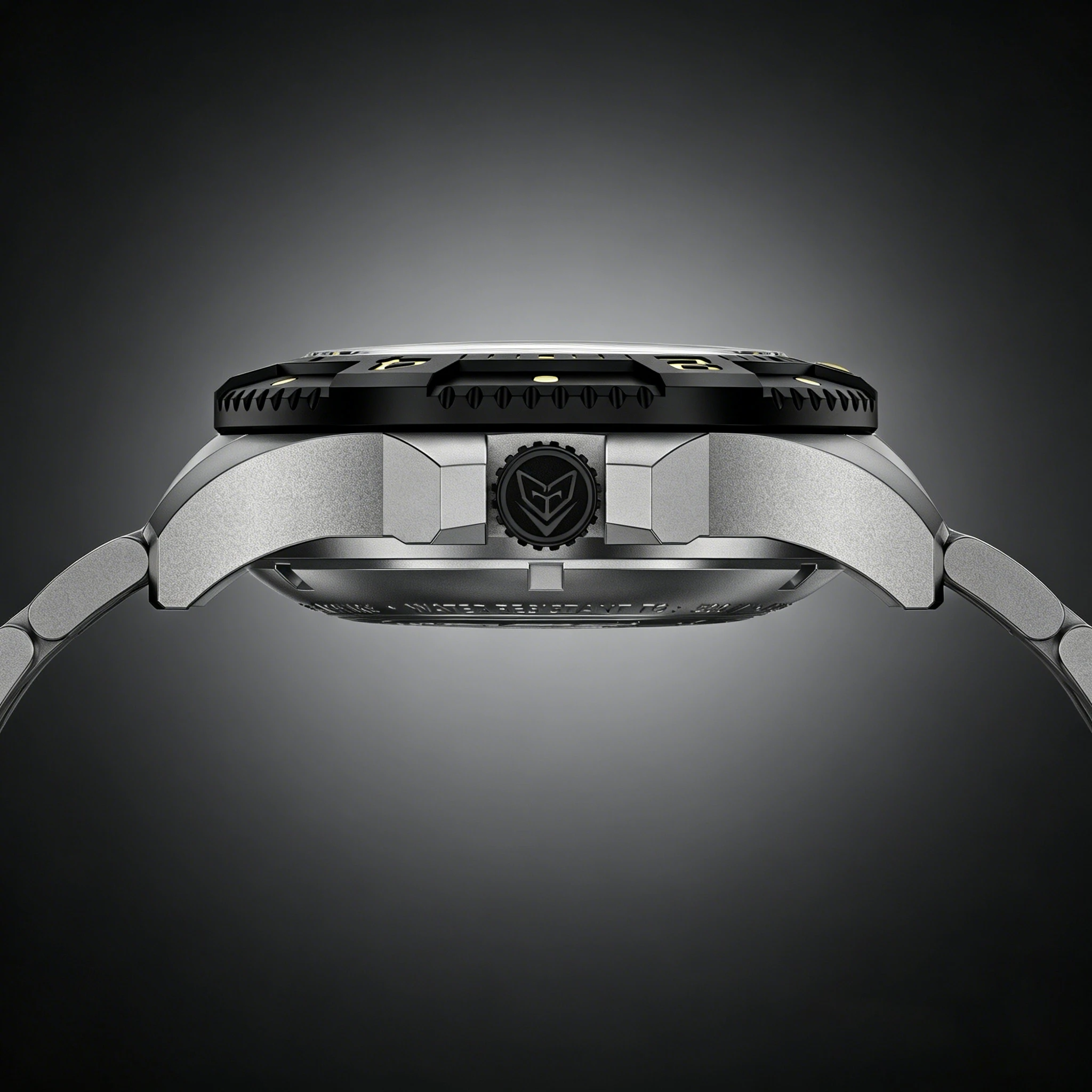 Мужские механические часы FeelNever Profession Casual Sports из нержавеющей стали с сапфировым стеклом, водонепроницаемость 50 бар, автоматическая дата, наручные часы Reloj Hombre