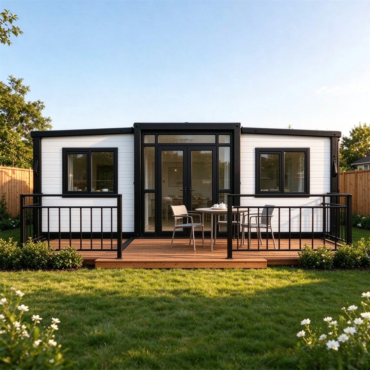 Expandable Container House Garden Rooms 20ft 40ft Prefabricated House 2 3 4 5 Bedroom Customized Mobile Home Modular Tiny House