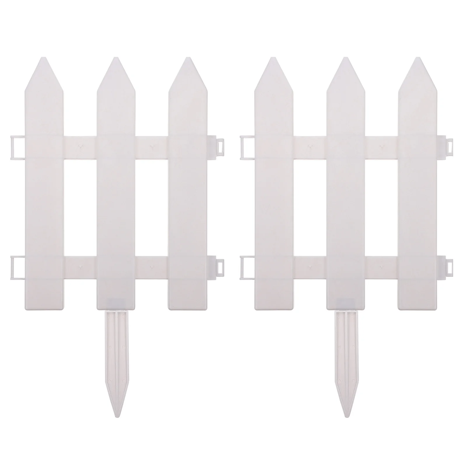 2-set tuinkanten hekwerk kunststof gazonrand voor bloembedden opritten paden buitengebruik lichtgewicht duurzaam tuin decoratief