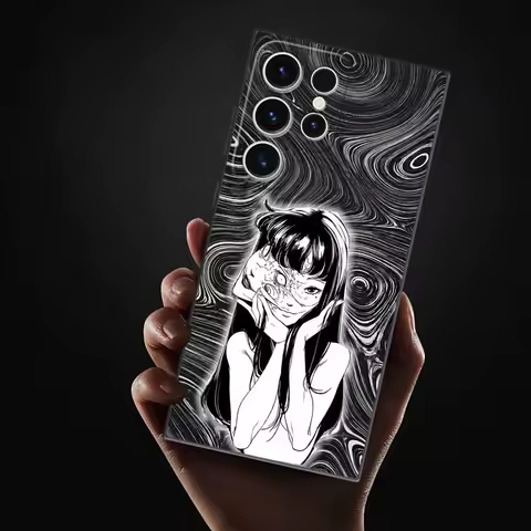 Junji Ito Horror Comics Phone Case for Samsung Galaxy S25 S24 Ultra S20 FE S22 S21 Plus S23 Cover