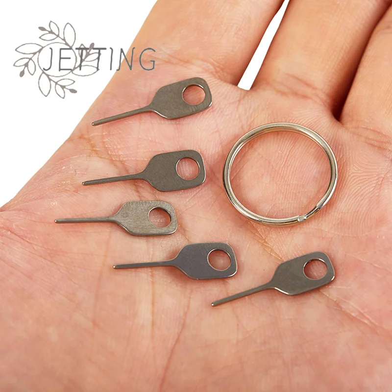 Hot 5 pz/set SIM Card Espulsione Spille Chiave Strumento Ago SIM Card Vassoio Titolare Espullare Spille per Il Telefono Mobile Chiave Strumento Carta Spille Ago