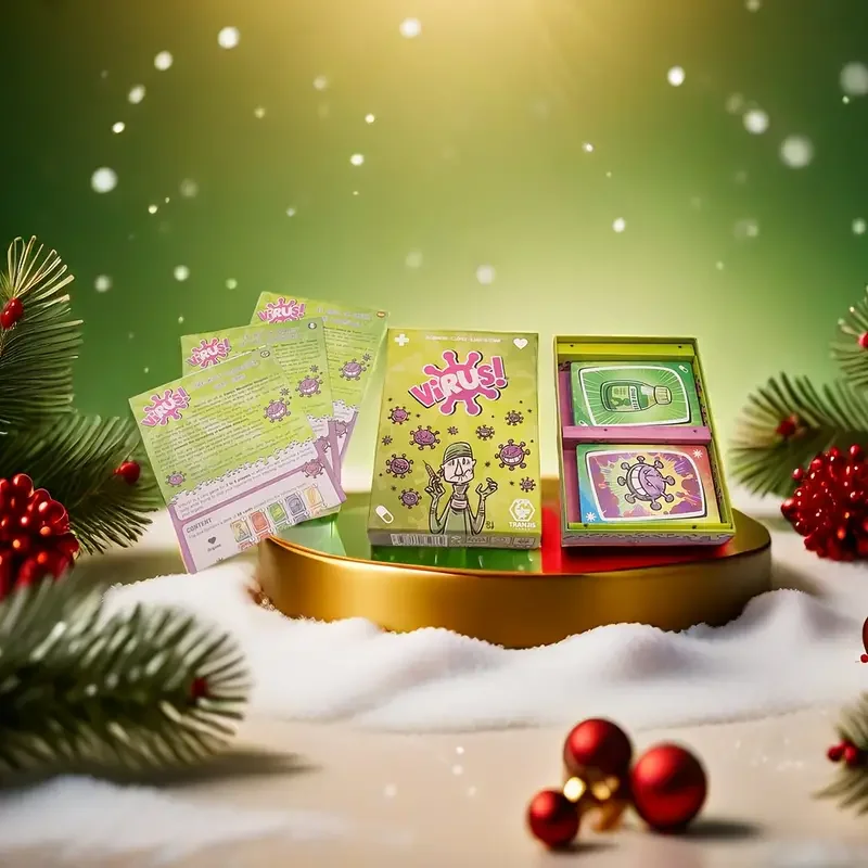 Virus Party Card Game ，the most contagious game,  Family Entertainment, Interactive Tabletop Game, Perfect Holiday Gift