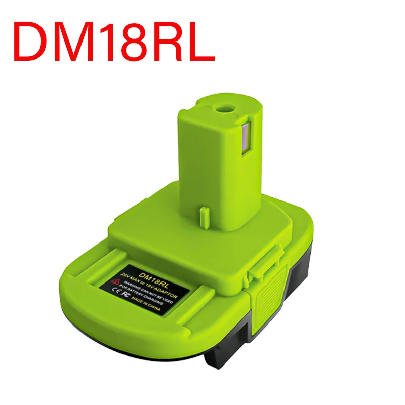 

For Dewalt 20V Milwaukee 18V M18 Lithium Batteries, DM18RL Conversion Battery Adapter Convertible To Ryobi Power Tool Batteries