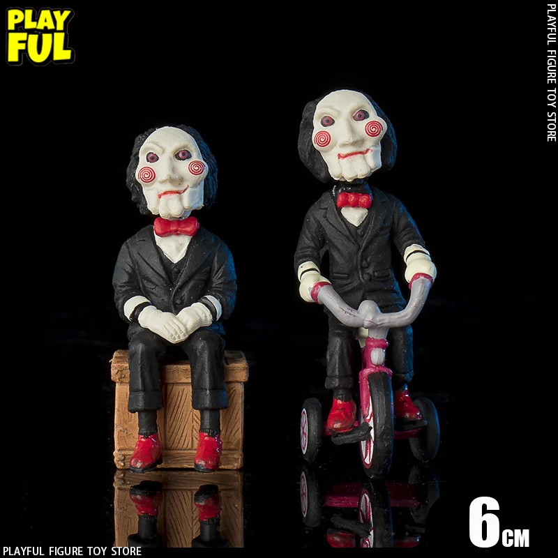 New Product Saw Billy Anime Figure Sitting Posture Billy By Bike Billy Action Figure Saw Billy Doll Decoration Toys Kids Gift