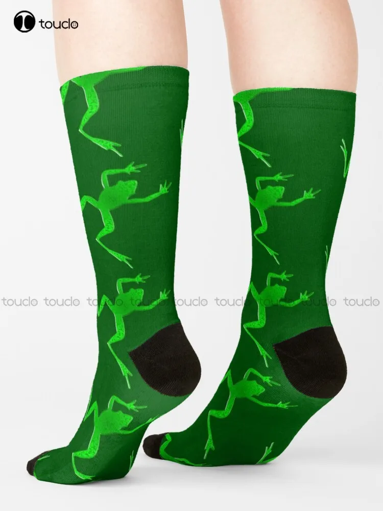 Frog Socks Socks Sports Socks Street Skateboard Socks Harajuku Personalized Custom Unisex Adult Teen Youth Socks Retro Colorful