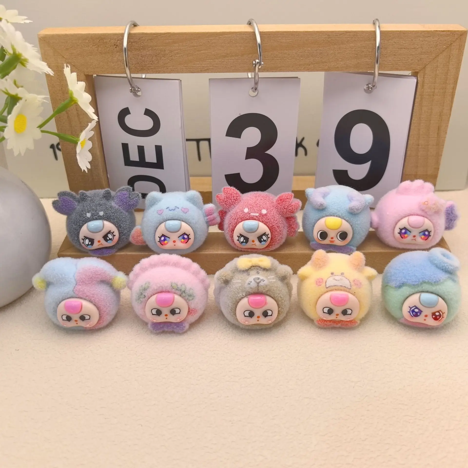 

1/12 шт. плюшевые куклы зодиака DIY украшения из смолы модная глухая коробка коллекционные подарки культурные украшения для рабочего стола и автомобиля