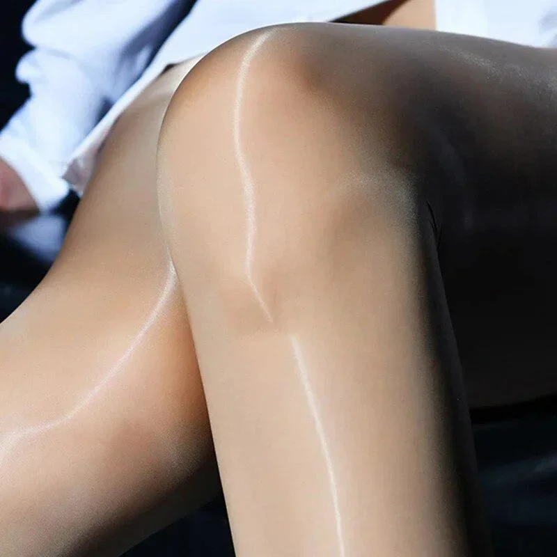 

Sexy Women's Crotch Less Elastic Jumpsuit Stockings Sparkling Personality Open Crotch Stockings,Tight Fitting High-end Stockings