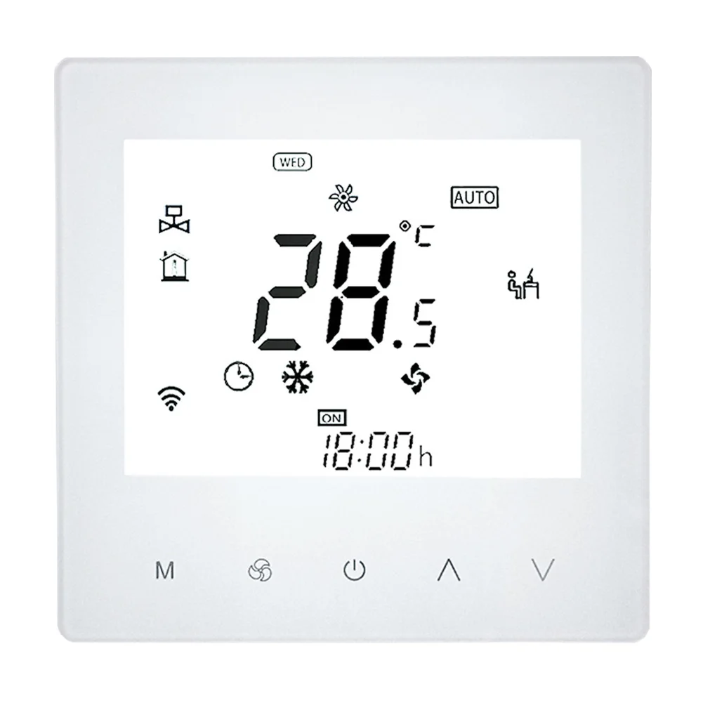 Programmable Heating Thermostat with Remote App Control and Compatible Voice Commands for Alexa and Google Home