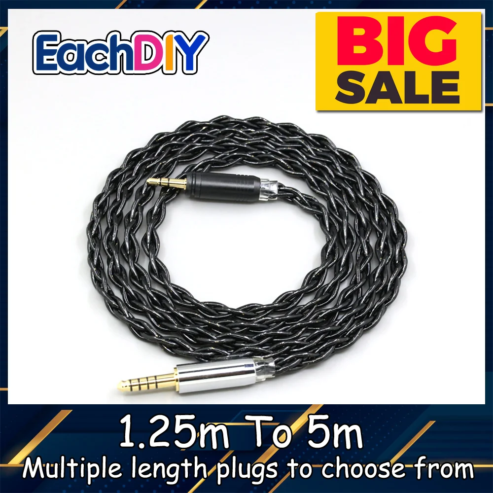 

99% Pure Silver Palladium Graphene Floating Gold Earphone Cable For Focal HADENYS Open-back Headphones Ear LN008987