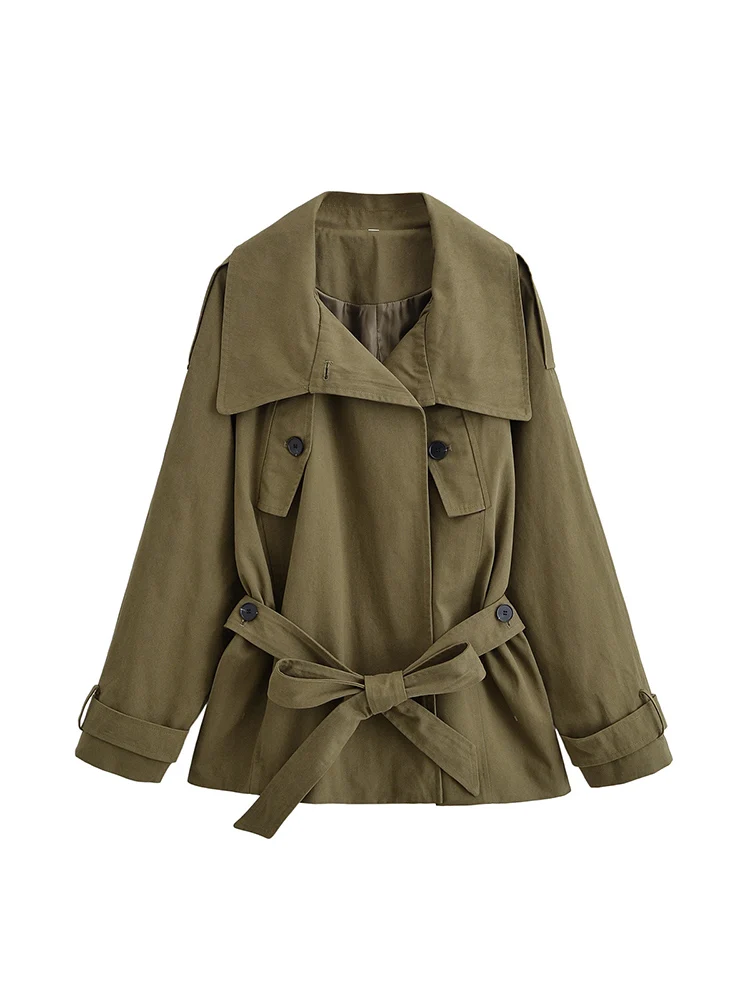 

Новая женская мода в европейском стиле, универсальная однотонная повседневная рабочая одежда с воротником темно-синего цвета