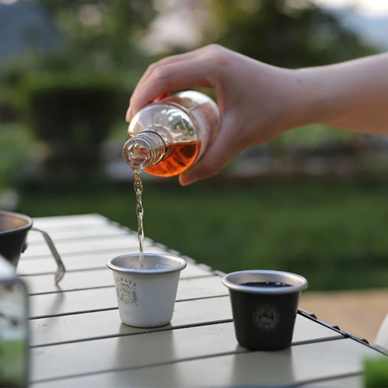 

Rustproofed Camping Drinkware Stainless Steel Cup Portables Hiking Accessories