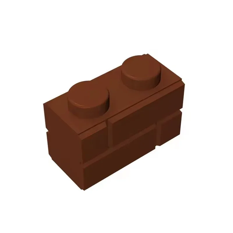 50 pz 98283 Modificato 1x2 Profilo di Muratura Mattoni Collezioni Bulk Modulare GBC Giocattoli Per Tecnico MOC FAI DA TE Building Blocks Compat