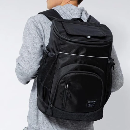 Imagen 2 del producto Bolsa térmica de 30L, mochila térmica grande y suave de 36 latas, bolsa aislante para nevera, viaje, playa, hielo, cerveza, mochila de almacenamiento de alimentos a prueba de fugas