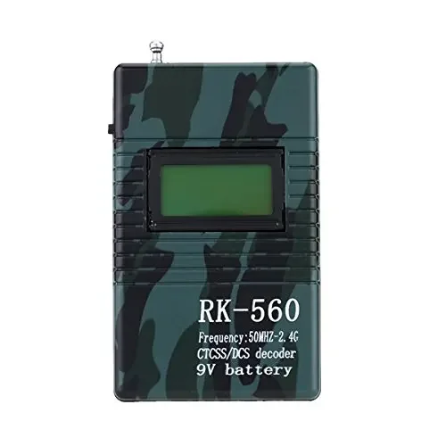Portable Handheld Frequency Meter DCS CTCSS Decoder Radio Frequency Counter Tester Monitor 2-Way Radio Walkie Talkie RK560