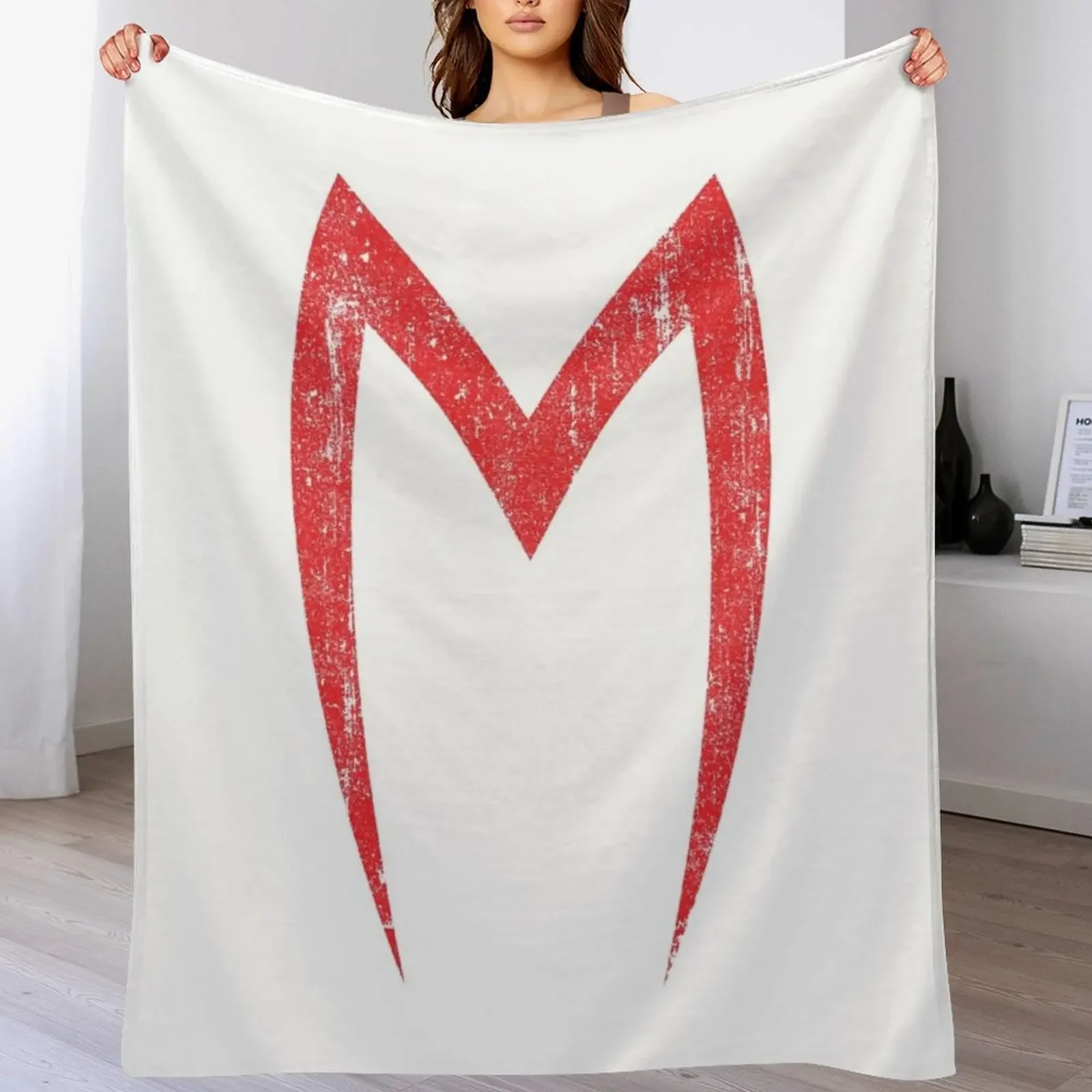 

Mach 5 Symbol Throw Blanket Hair blankets and throws Beach wednesday Blankets