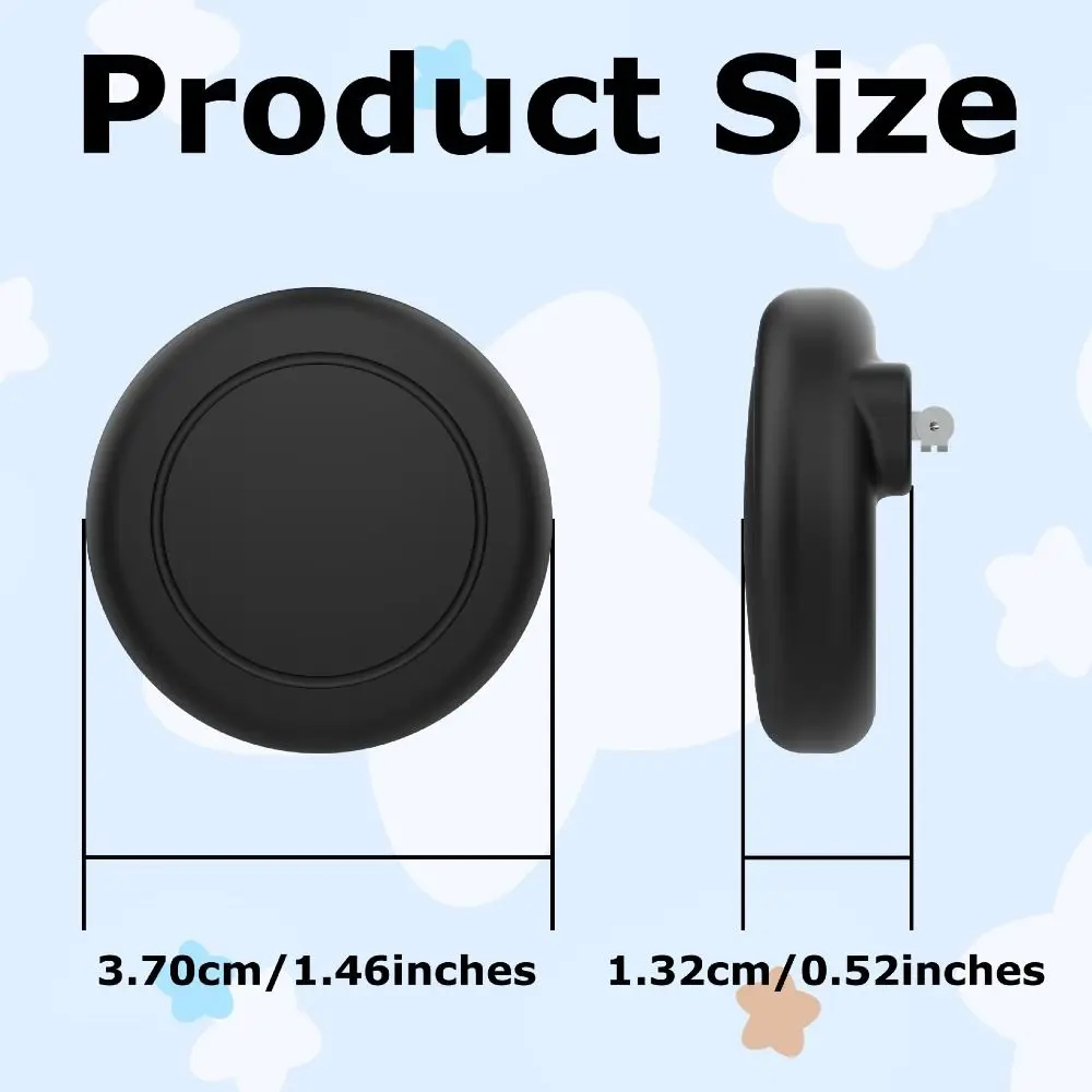 Silikonowe etui na lokalizator z niewidocznym pinem, ozdobny, wodoodporny uchwyt na lokalizator zapobiegający zgubieniu dla AirTag