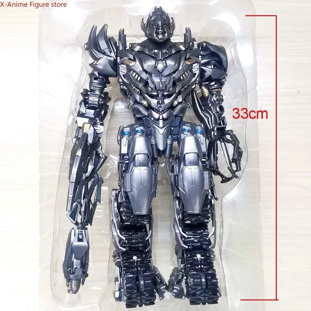 Transformation Toy LS06 Tank Megatron Oversize 33cm Mgtron Alloy Action Figure Anime Transformation Movie Model Gift Collection