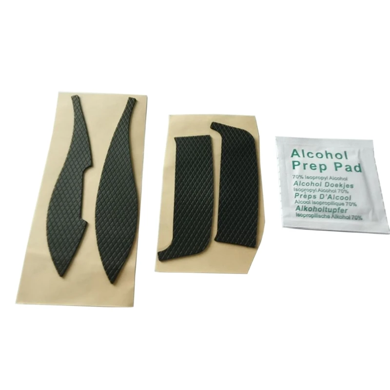 F3MA Game Mouse Skin Adesivi laterali con nastro antiscivolo per mouse 2S/3S ovunque nero