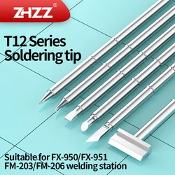 Universal T12 Series soldering tips T12-1401 1403 1406 BC2 C4 BCF1 CF4 compatibility Hakko FX951 FX9501 Soldering Station